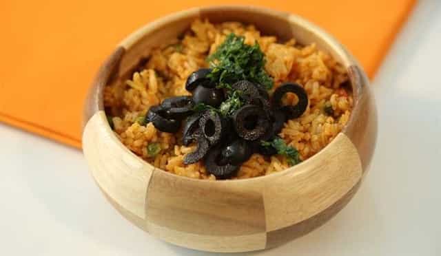 Photo of Arroz con Gandules (Puerto Rican rice with peas)