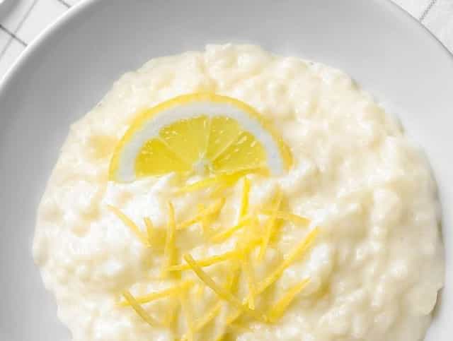 Photo of Lemon Custard Rice pudding