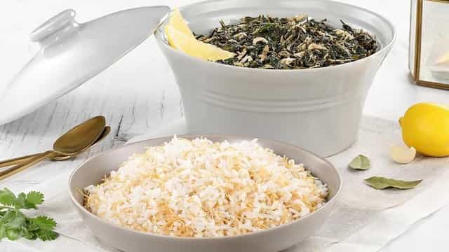 Photo of Molokhia with Vermicelli Rice