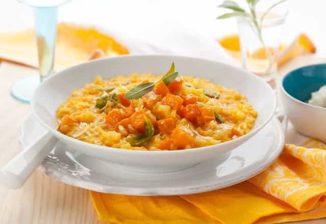 Photo of Pumpkin, sage and feta risotto